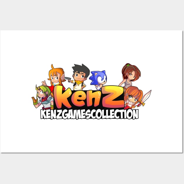 KenzGamesCollection T Shirt #2 Wall Art by KenzGamesCollection